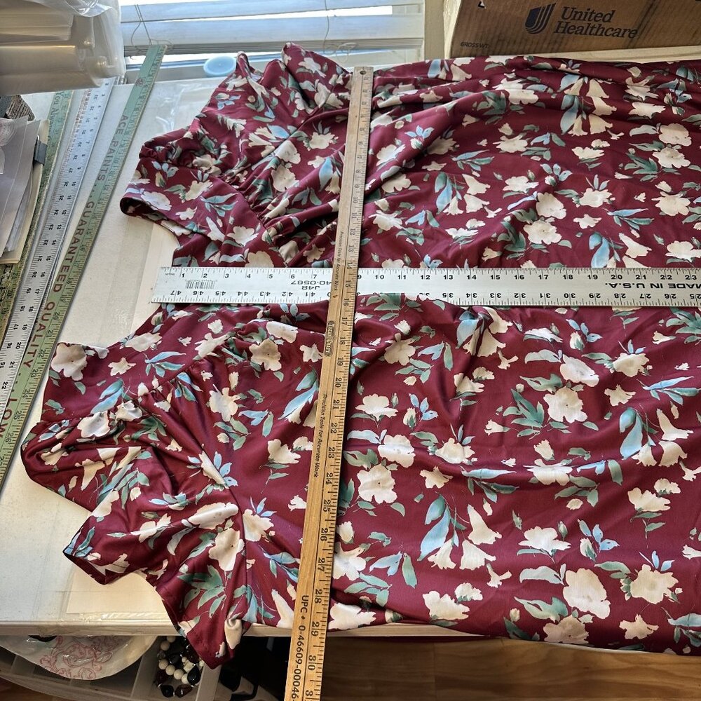 Anthony Richards Womens Mumu Housedress Floral Mi… - image 2